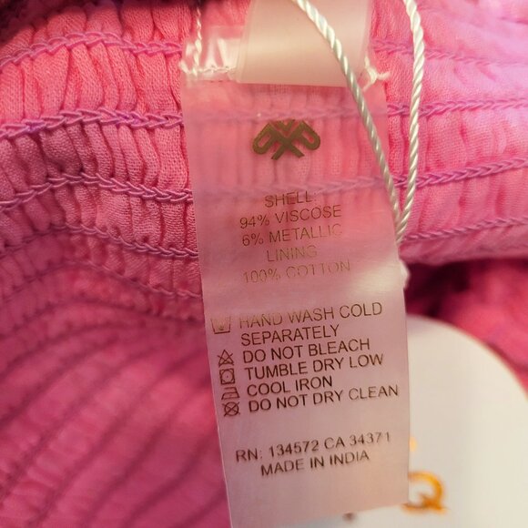 Anthropologie X PQ Swim Carrie Smocked Ruffle Mini Dress XS/S - Picture 5 of 5